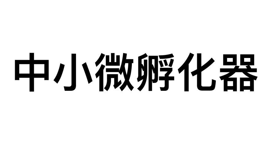 中小微孵化器