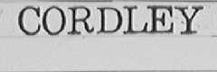 CORDLEY
