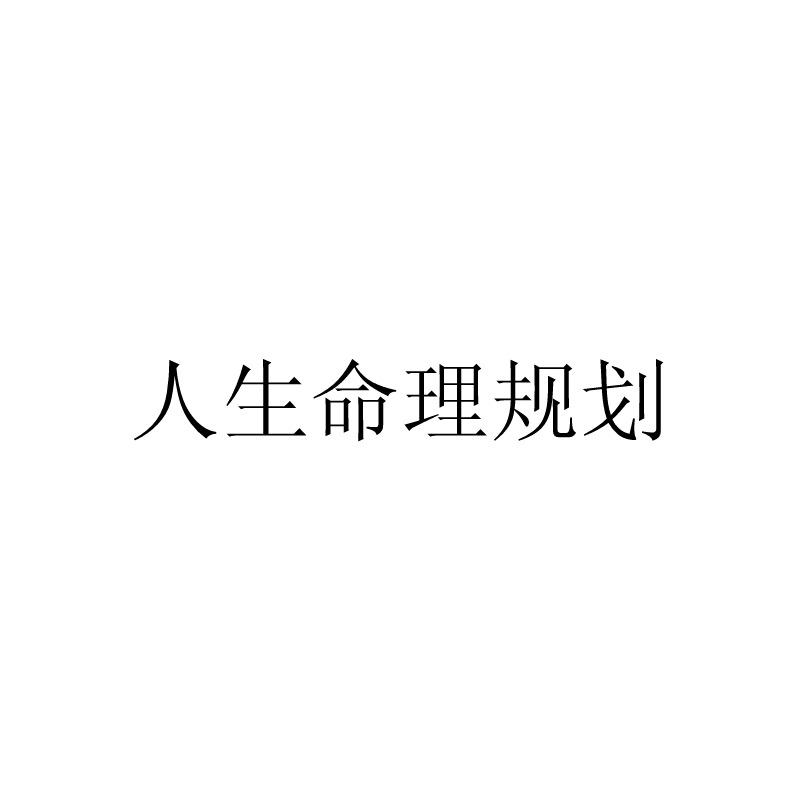 人生命理规划