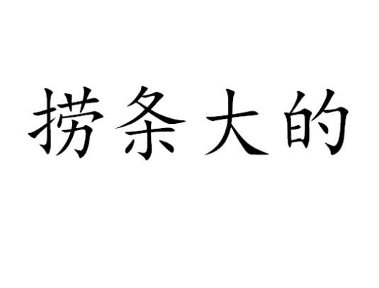 捞条大的