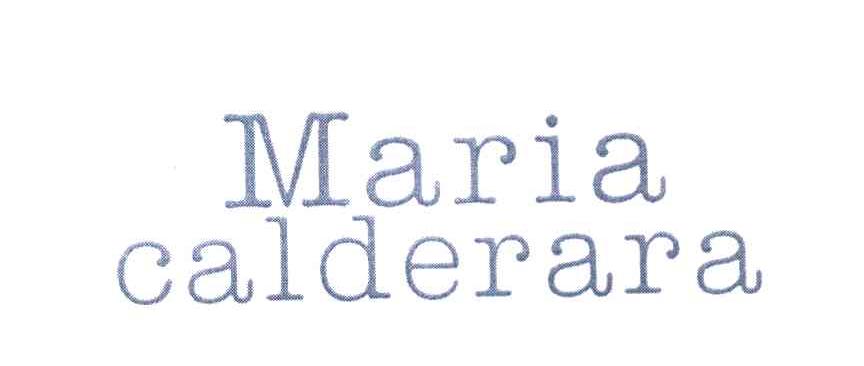 MARIA CALDERARA
