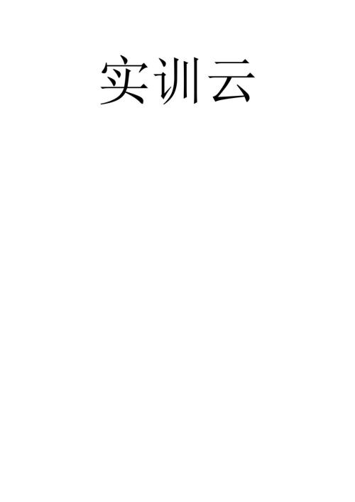 实训云