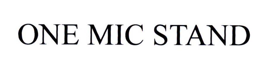 ONE MIC STAND