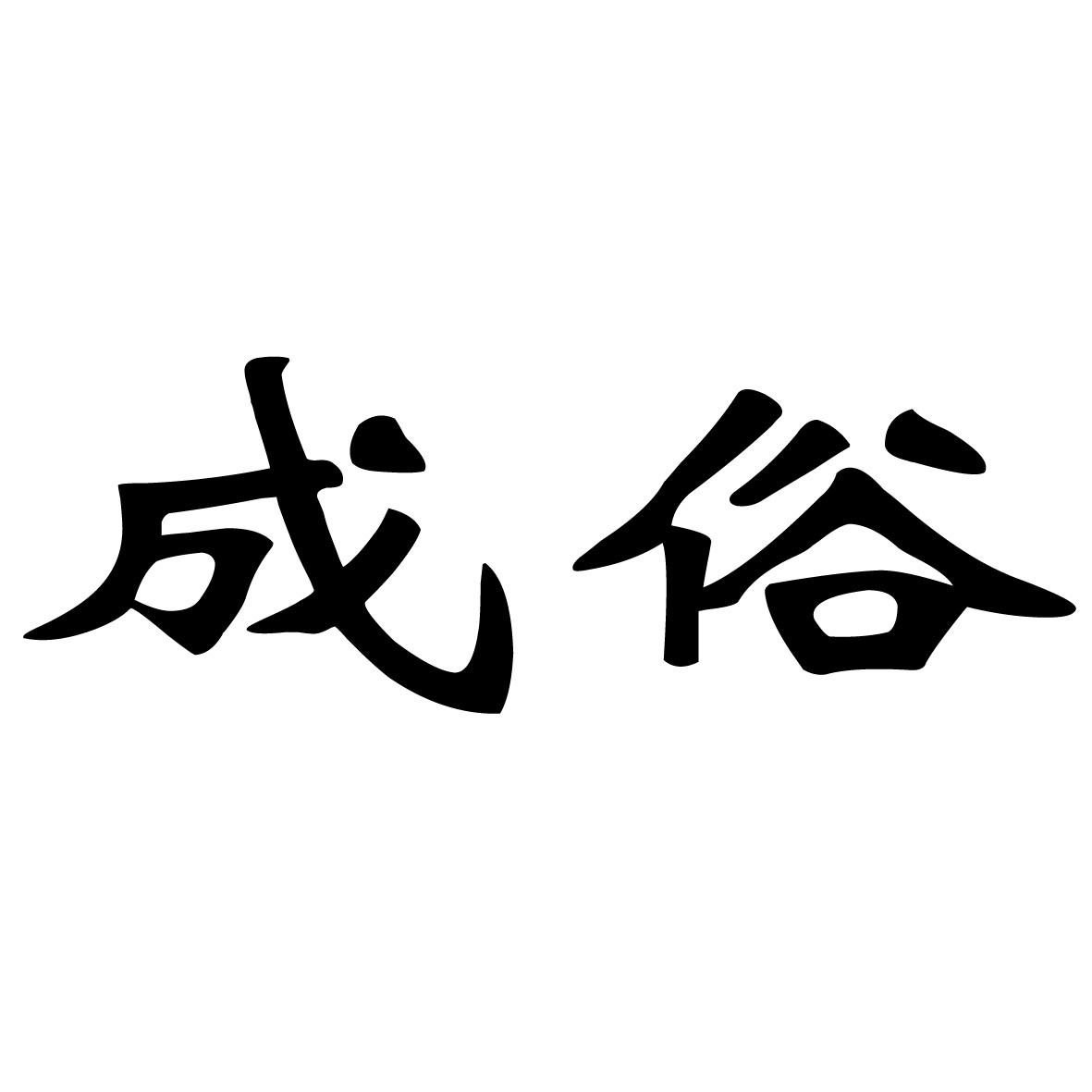 成俗