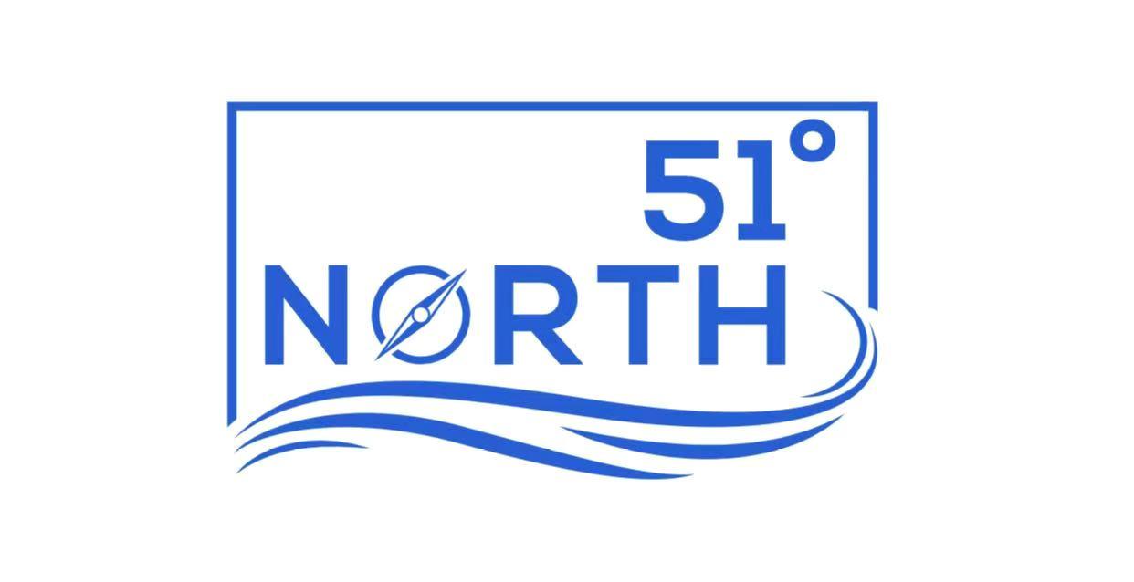 NORTH 51°