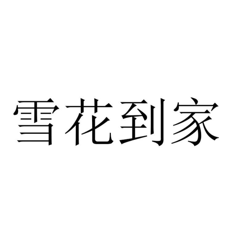 雪花到家