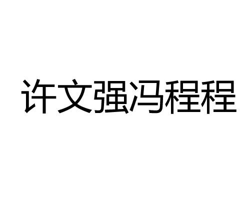 许文强冯程程