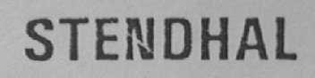 STENDHAL