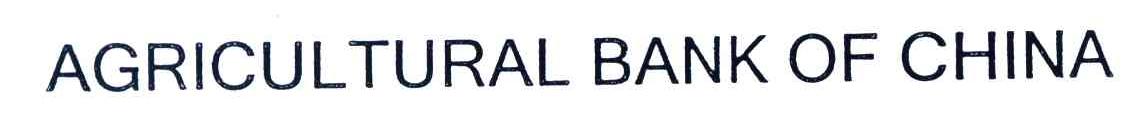AGRICULTURAL BANK OF CHINA